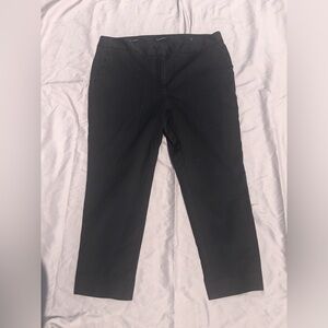 Talbots Size 14 Petite Slim Ankle Capris - Black